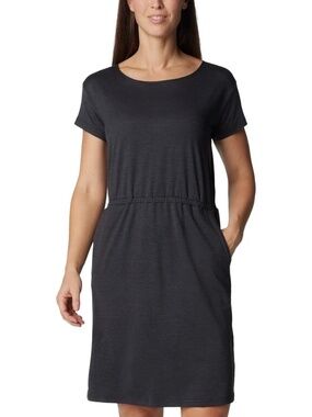 Columbia Pacific Haze Omni-Shade Omni-Wick Dress Size XL Charcoal Gray